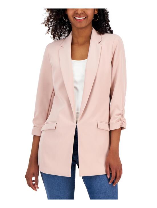 INC International Concepts Jackets & Blazers - I.N.C. INTERNATIONAL CONCEPTS 34-SLEEVE BLAZER, PALE MAUVE M